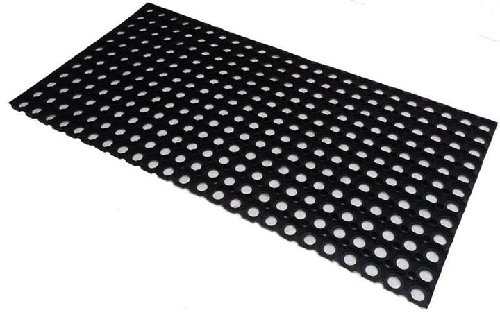 Produktbild Domoletti Door mat Rho 004, black, 500 mm x 1000 mm x 16 mm (100 x 50 cm)