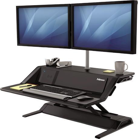 Actual product image Fellowes Standing & sitting frame Lotus DX Black