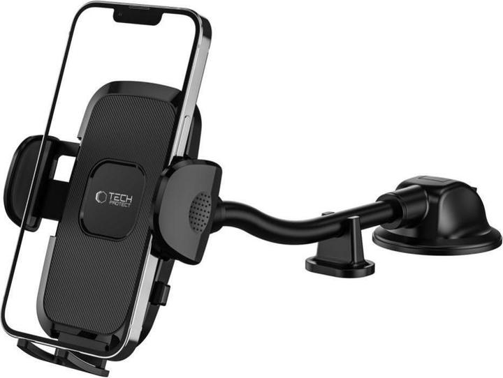 Actual product image Tech Protect Protect PROTECT V3 UNIVERSAL LONG ARM WINDSHIELD and DASHBOARD CAR MOUNT BLAC