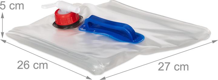 Actual product image Relaxdays 3x water canister