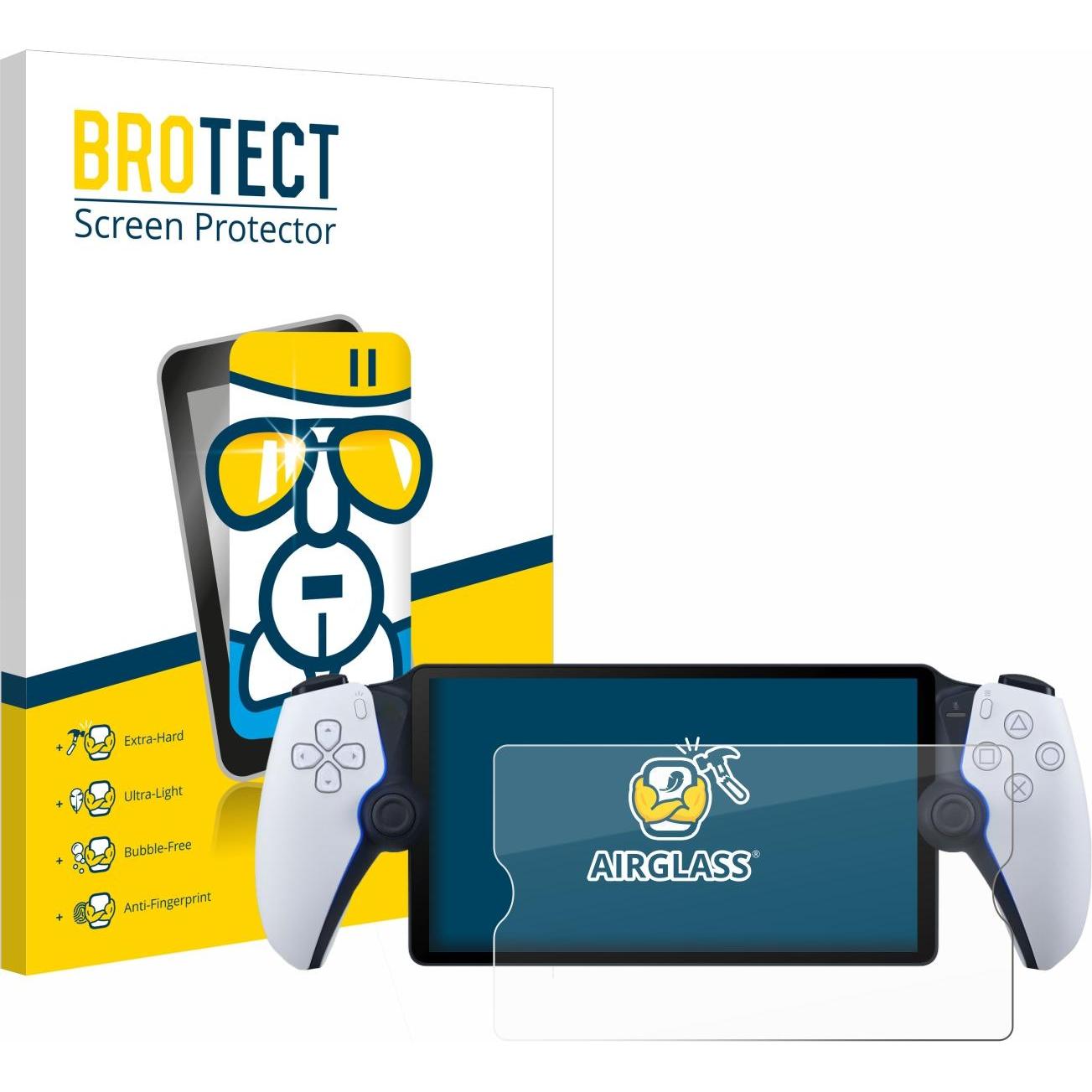 BROTECT AirGlass Panzerglasfolie (Playstation Classic), Weiteres Gaming Zubehör, Transparent