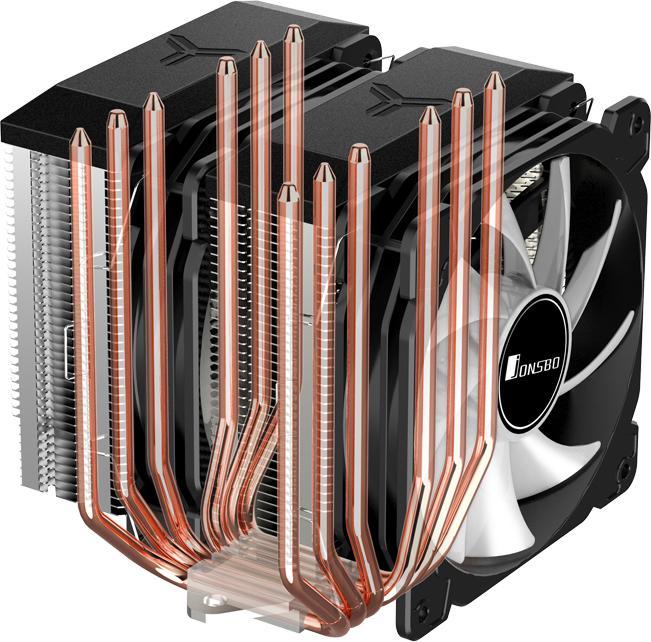 Produktbild Jonsbo CR-2100 CPU-Kühler Dual Tower, 2x 120mm (134 mm)