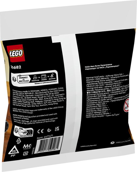 Image du produit LEGO NASA Mars Rover Perseverance (30682, LEGO Technic)