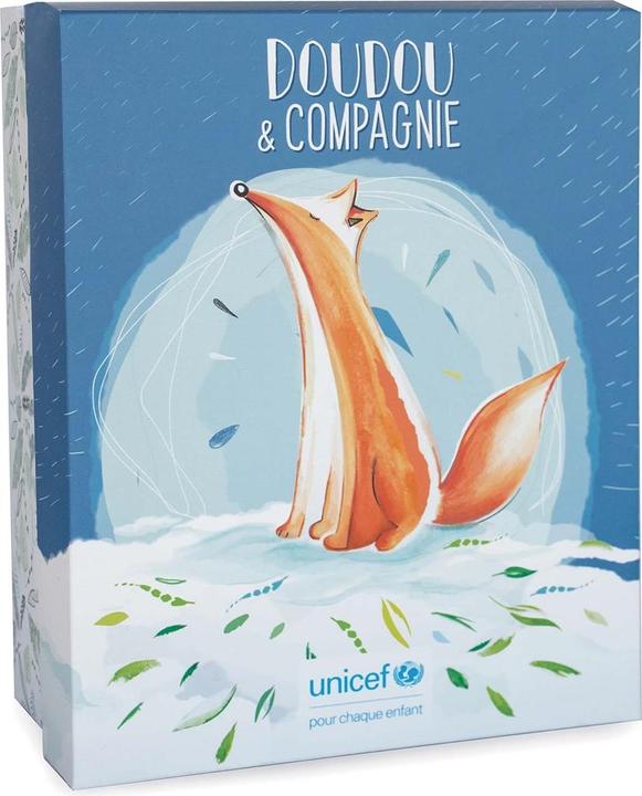Image du produit Doudou et Compagnie Renard avec bébé (25 cm)