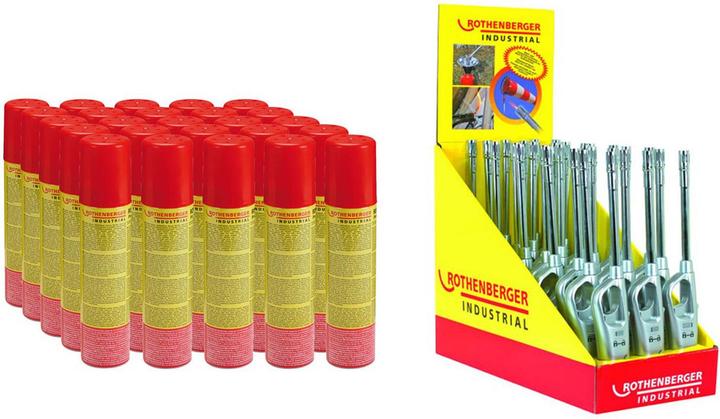 Rothenberger Industrial 30x Gasanzünder Schwanenhals inkl. 25x Nachfüllgas