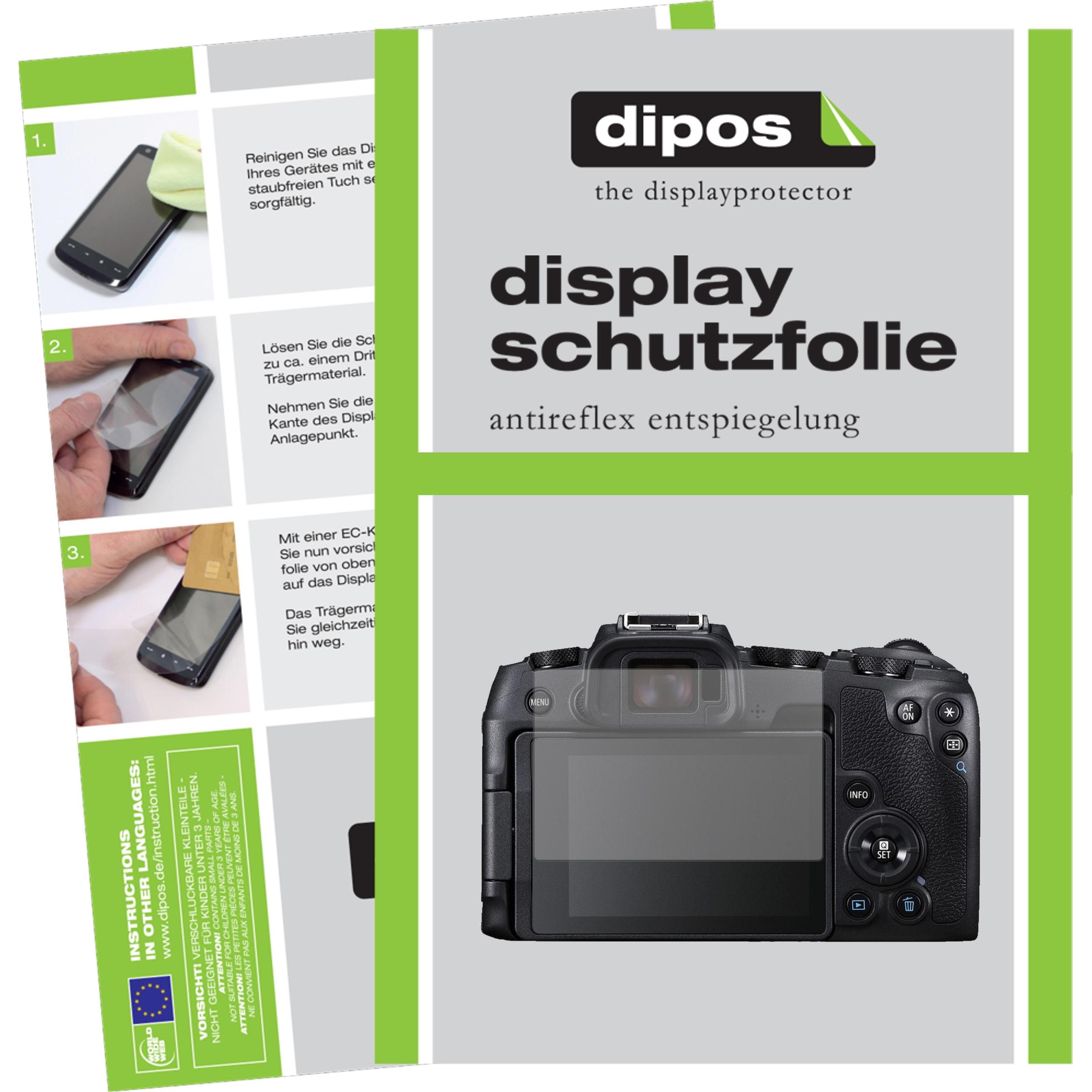 Dipos Displayschutzfolie Antireflex (Displayschutz, Canon EOS RP), Kameraschutz, Transparent