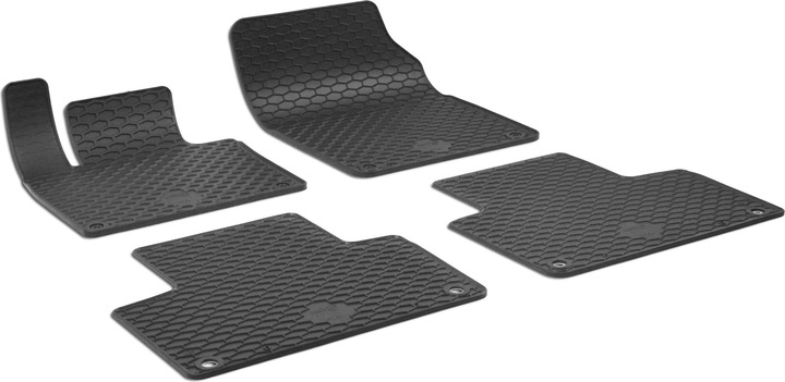 Actual product image Walser Rubber mats for Volvo XC90 BJ 2015 - today (2 front mats + 2 rear mats)