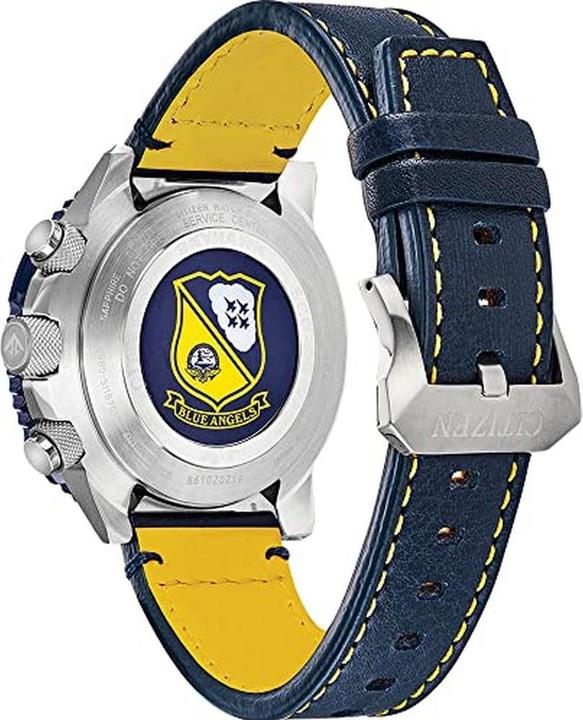 Actual product image Citizen JY8078-01L Promaster-Sky Blue Angels (Digital watch, Power reserve display, Rotating bezel left, Radio-controlled clock, Chronograph, 45 mm)