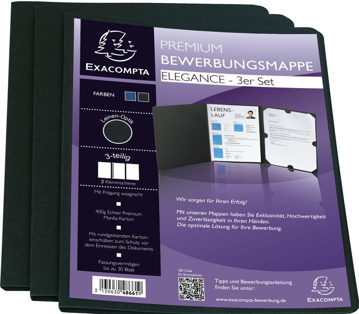 Produktbild Exacompta Bewerbungsmappen-Sets (A4, 1 x)