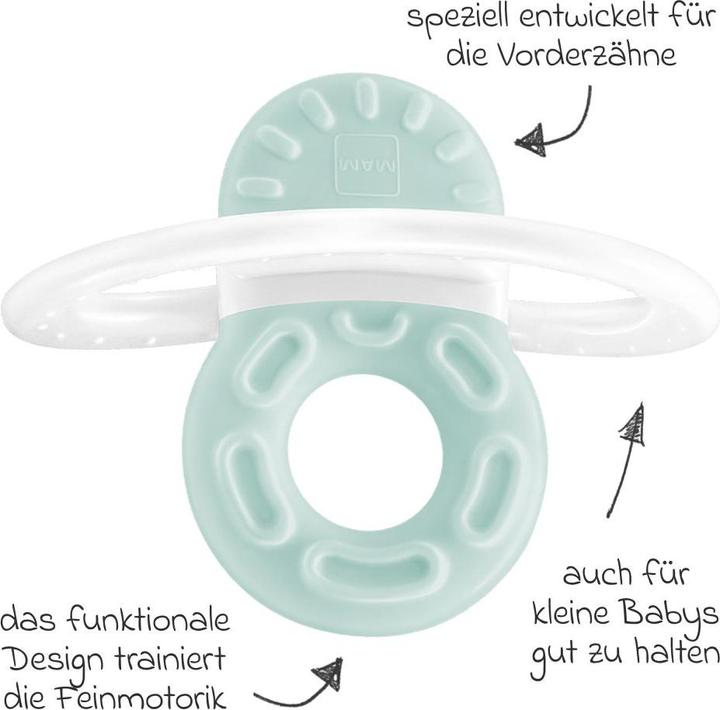 Immagine prodotto MAM Beissringe & Zahnungshilfen Beissring Bite & Relax Phase 1 - MInt