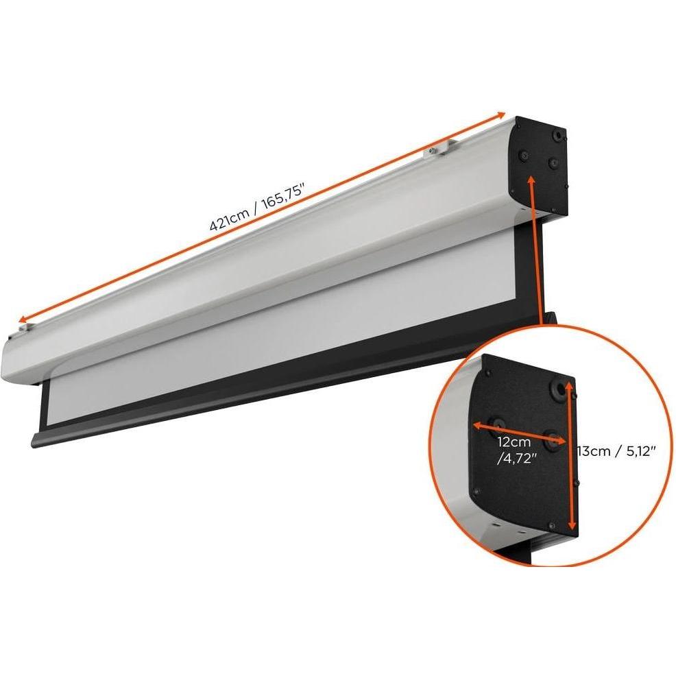 Thumbnail - Celexon Motor Expert XL (222", 1:1), Leinwand, Weiss