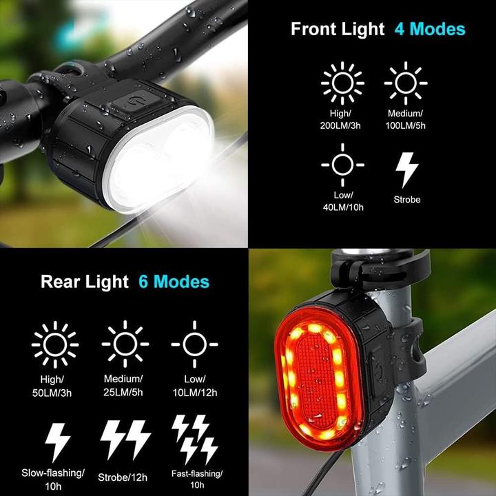 Image du produit Vitelli Kit d'éclairage vélo LED Requin