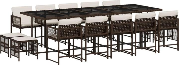 Produktbild vidaXL Garten Essgruppe (275 x 106 x 73 cm)