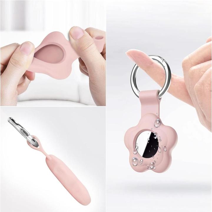 Produktbild Screenguard Liquid Silicone Flower Case mit Anhänger