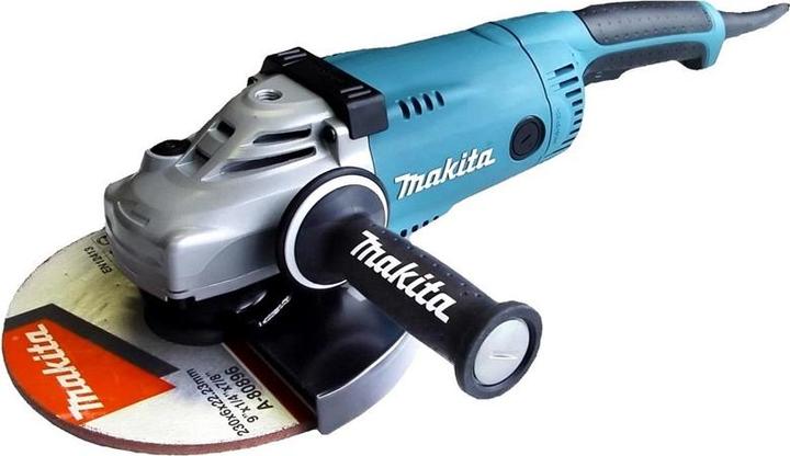 Produktbild Makita GA9020SF01 Winkelschleifer, 2200 W, 230 mm, 5,8 kg, Anti-Vibrations-Seitenhandgriff, Superflansch (230 mm)