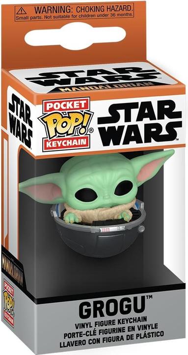 Immagine prodotto Funko Star Wars: The Mandalorian POP! portachiavi in vinile 4 cm Grogu Display (12)