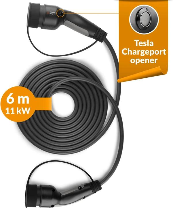 Produktbild Ev Buddy Charge 11 Tesla Edition (Typ 2, 11 kW, 16 A, 6 m)