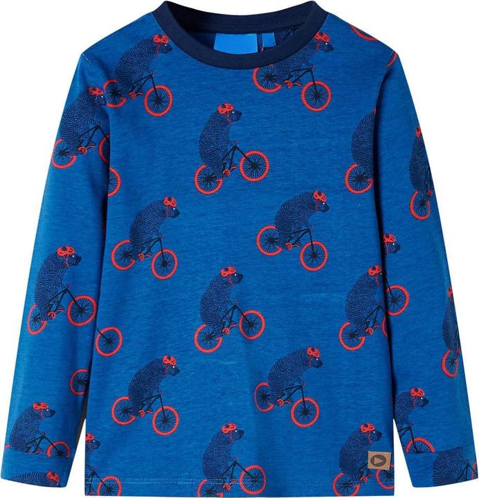 Image du produit VidaXL Pyjama enfant manches longues Bleu pétrole 116,Matériel (116)