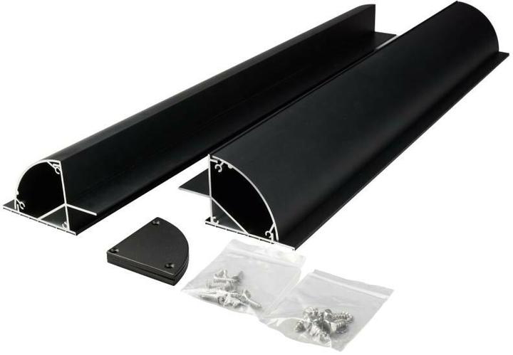 Produktbild Wattstunde Solarmodul Halterung HSA+ 55/S ALU Schwarz (Solaranlage Montagematerial)