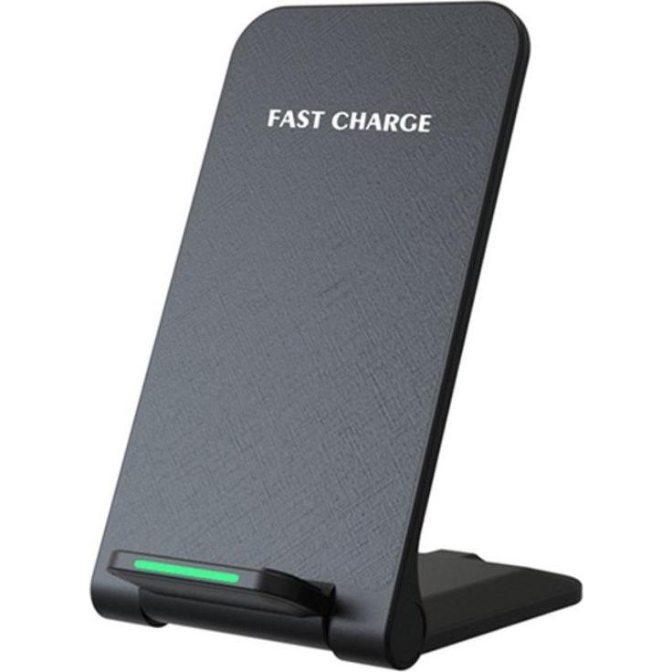 1st Cool 1stCOOL Caricabatterie senza fili, supporto pieghevole, USB-C, nero (15 W), Caricabatteria senza fili, Nero