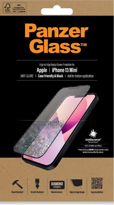 Produktbild PanzerGlass Displayschutzfolie (1 Stk., Apple iPhone 13 mini)
