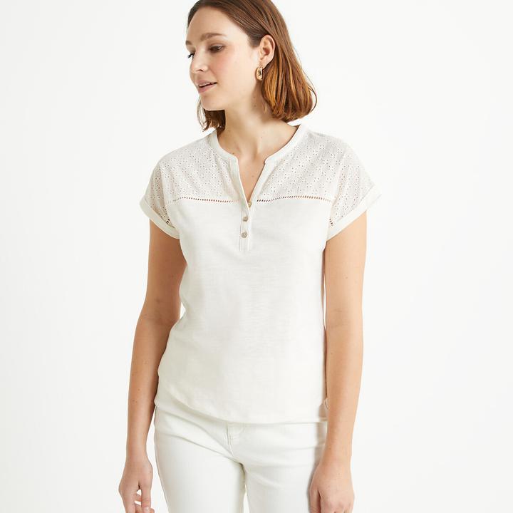 Actual product image Anne Weyburn T-Shirt mit Henley-Ausschnitt (38)