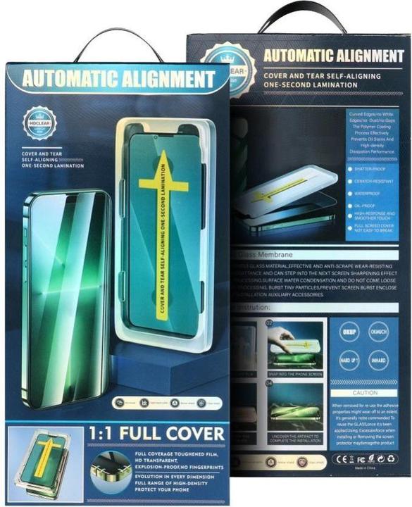 Immagine prodotto OEM Protective glass 5D Full Glue Tempered Glass for iPhone 17 Air black + applicator