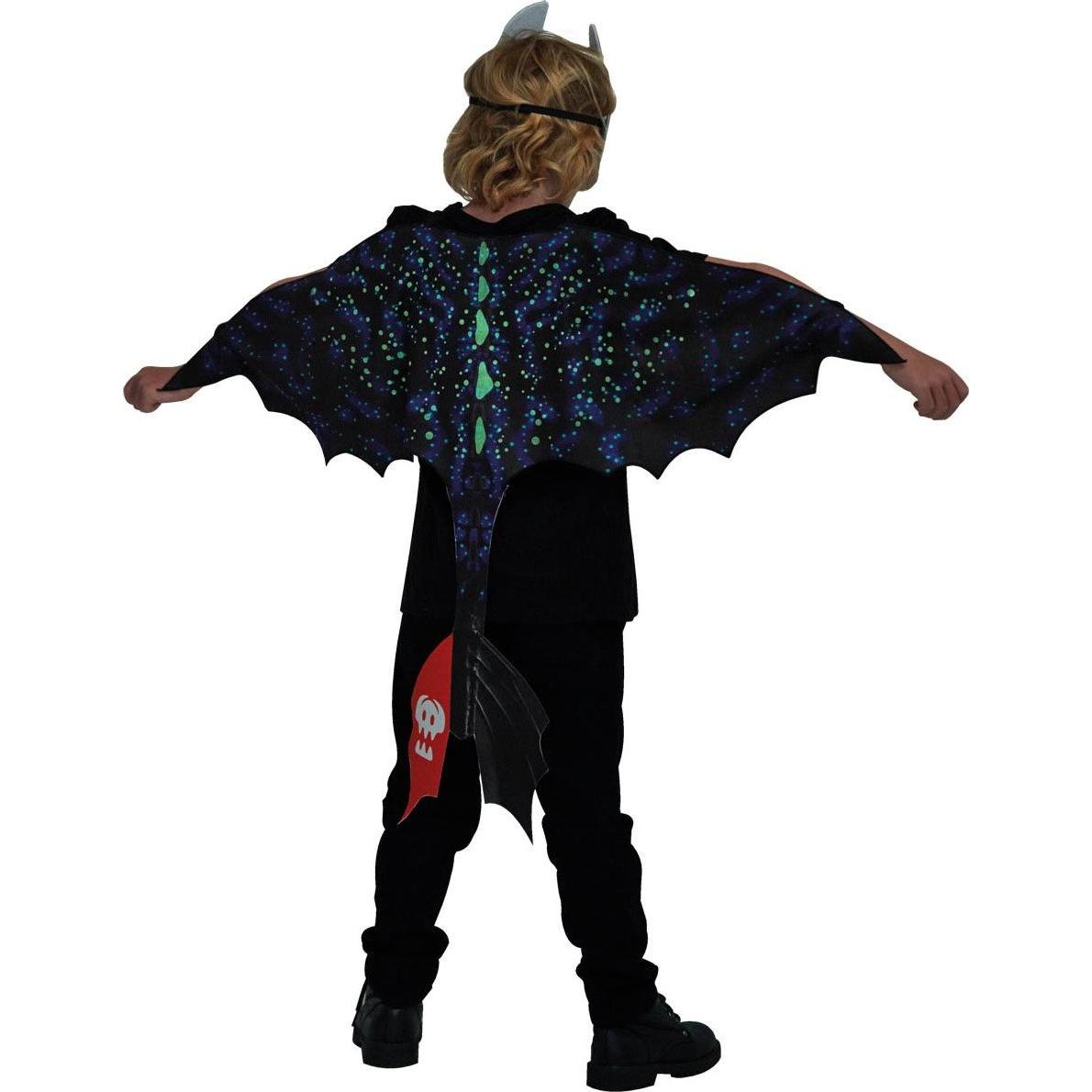 Thumbnail - Rubies Sådan traener du din drage - Tandløs "Lyser-I-Mørke" saet (One Size)