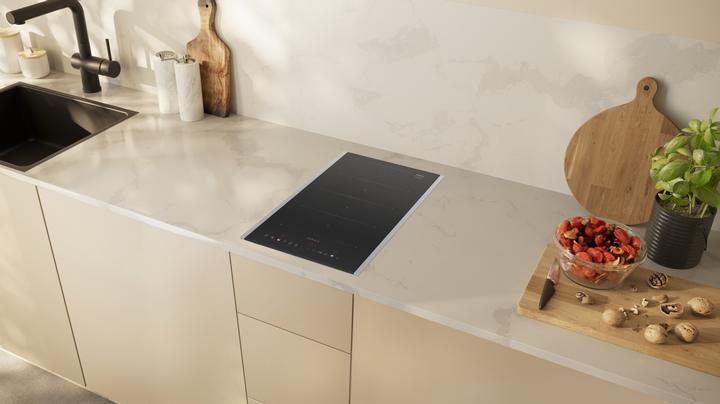 Produktbild Neff N 70, Domino-Kochfeld, Flex-Induktion, 30 cm, Schwarz, Mit Rahmen aufliegend, T63TDX1L0 (31.90 cm, Glaskeramik Kochfeld)