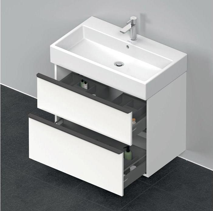 Actual product image Duravit Vanity unit D-NEO 1 outlet. 1 drawer 625x784x442mm white matt (78.40 x 44.20 x 62.50 cm)