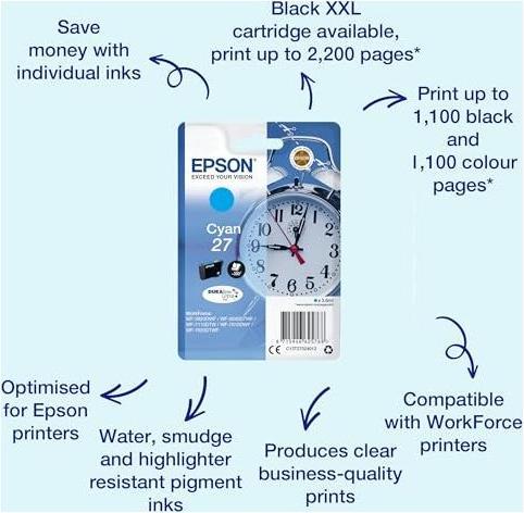 Produktbild Epson 27 DuraBrite Ultra (C)