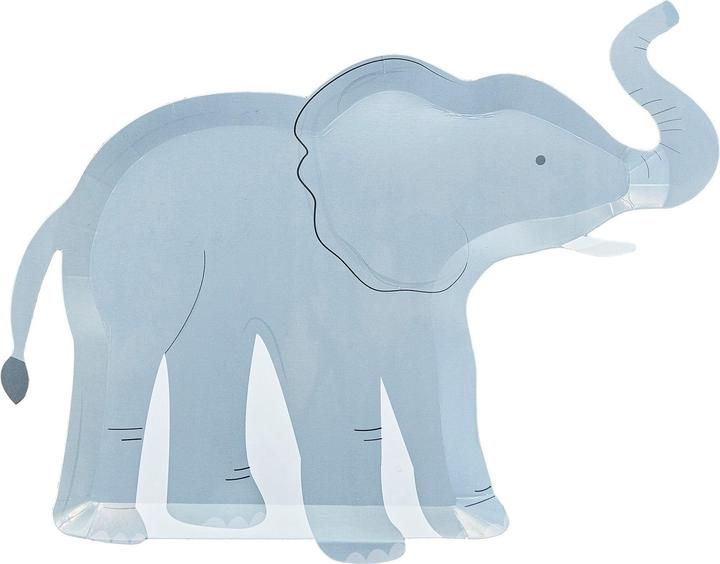 Image du produit Ginger Ray Assiette - Eléphant (8p.)