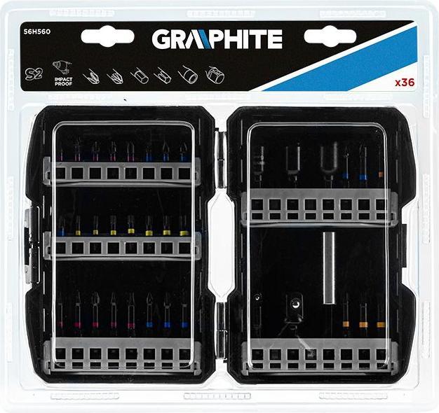 Produktbild Graphite Impact nozzle set 36 pcs.