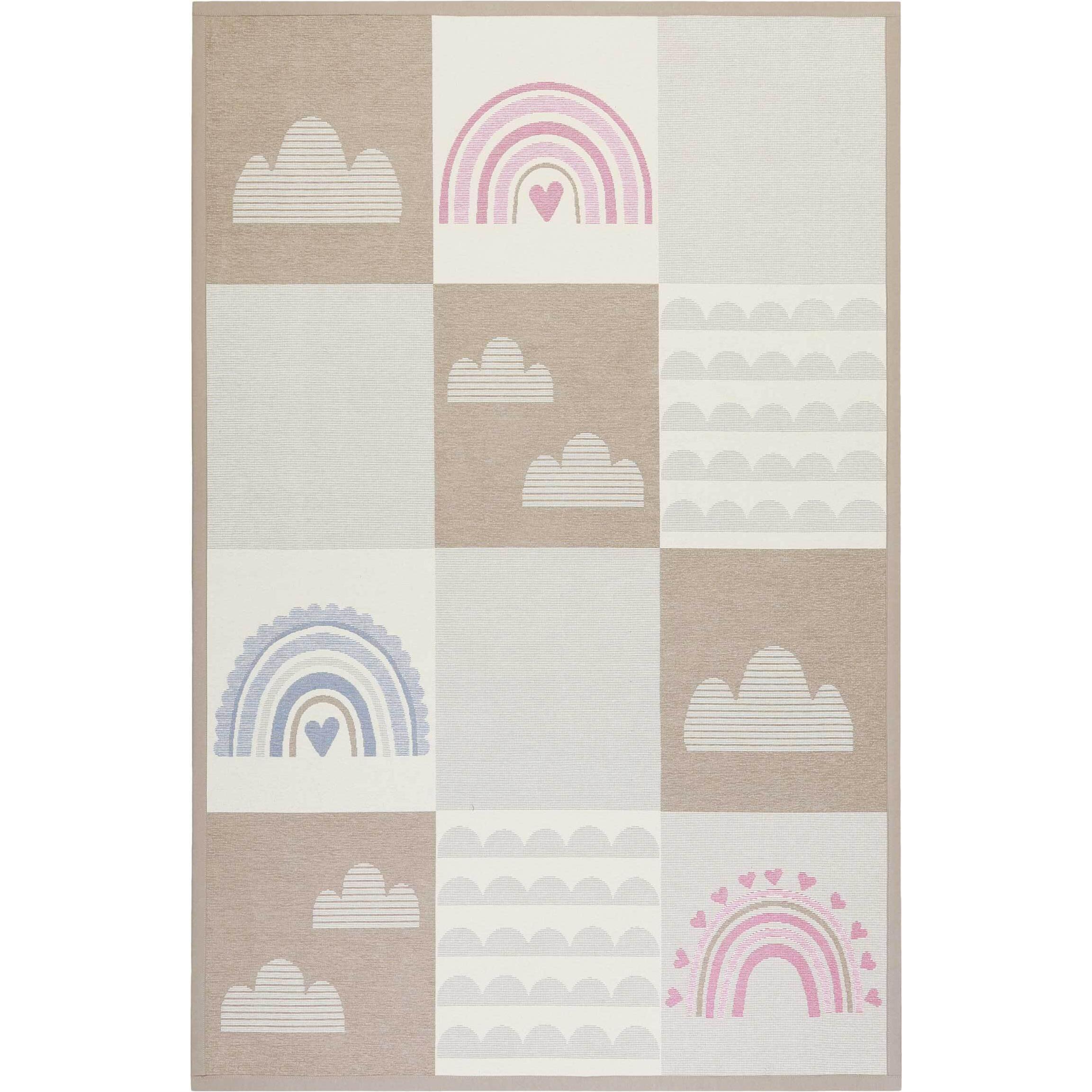 Esprit, Kinderteppich, Lovely Rainbow (70 x 140 cm)