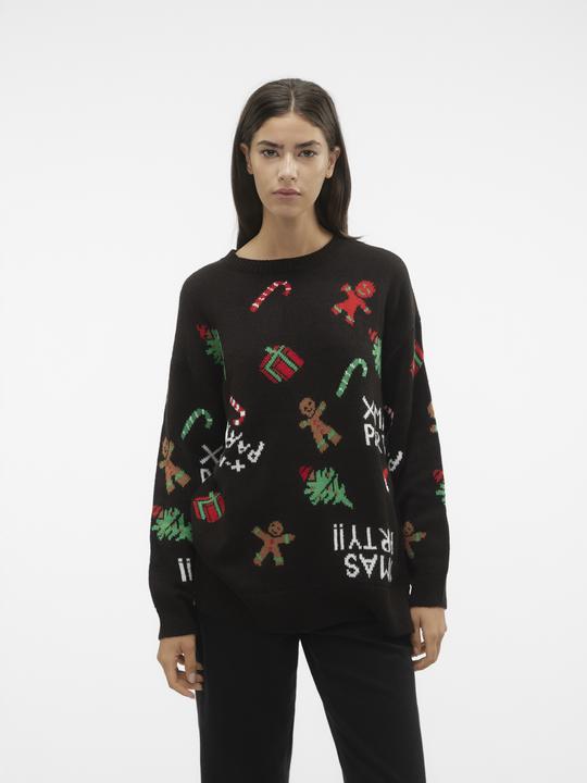 Produktbild Vero Moda VMXMASPARTY LS H/L O-NECK PULL. XMAS EXC Strickpullover (XS)