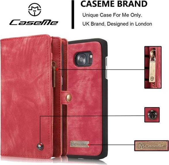 Image du produit Caseme Porte-monnaie en cuir avec pochette plastique (Samsung Galaxy S7 Edge)