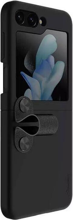 Actual product image Nillkin Flex Flip Case with Hanger and Stand for Samsung Galaxy Z Flip 5 - Black (Samsung Galaxy Z Flip5)