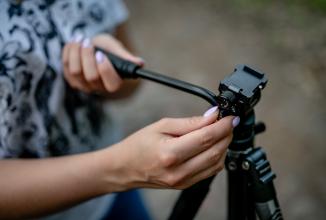 Immagine prodotto Fotopro X aircross 3 Lite Video Carbon Oranje (Carbonio)