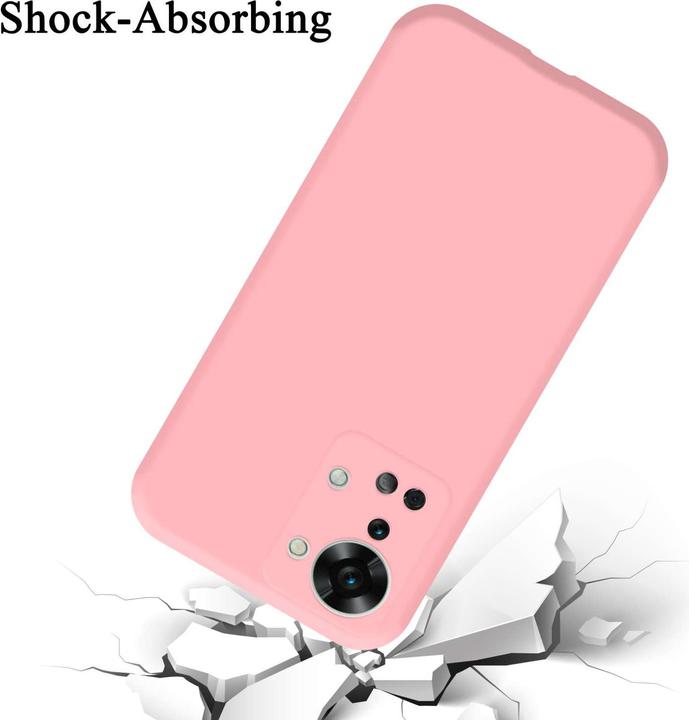 Actual product image Cadorabo Bumper TPU Liquid Silicone Case (OnePlus Nord 2T)