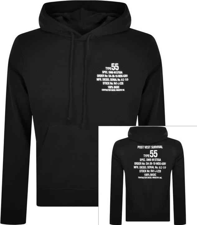 Produktbild Diesel Herren Kapuzenpullover Ombre Aus Baumwolle & Polyester - Casual (XL)