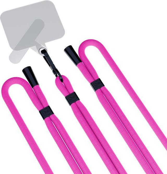 Produktbild 3MK EasyClip Pink (black) Smycz do telefonu