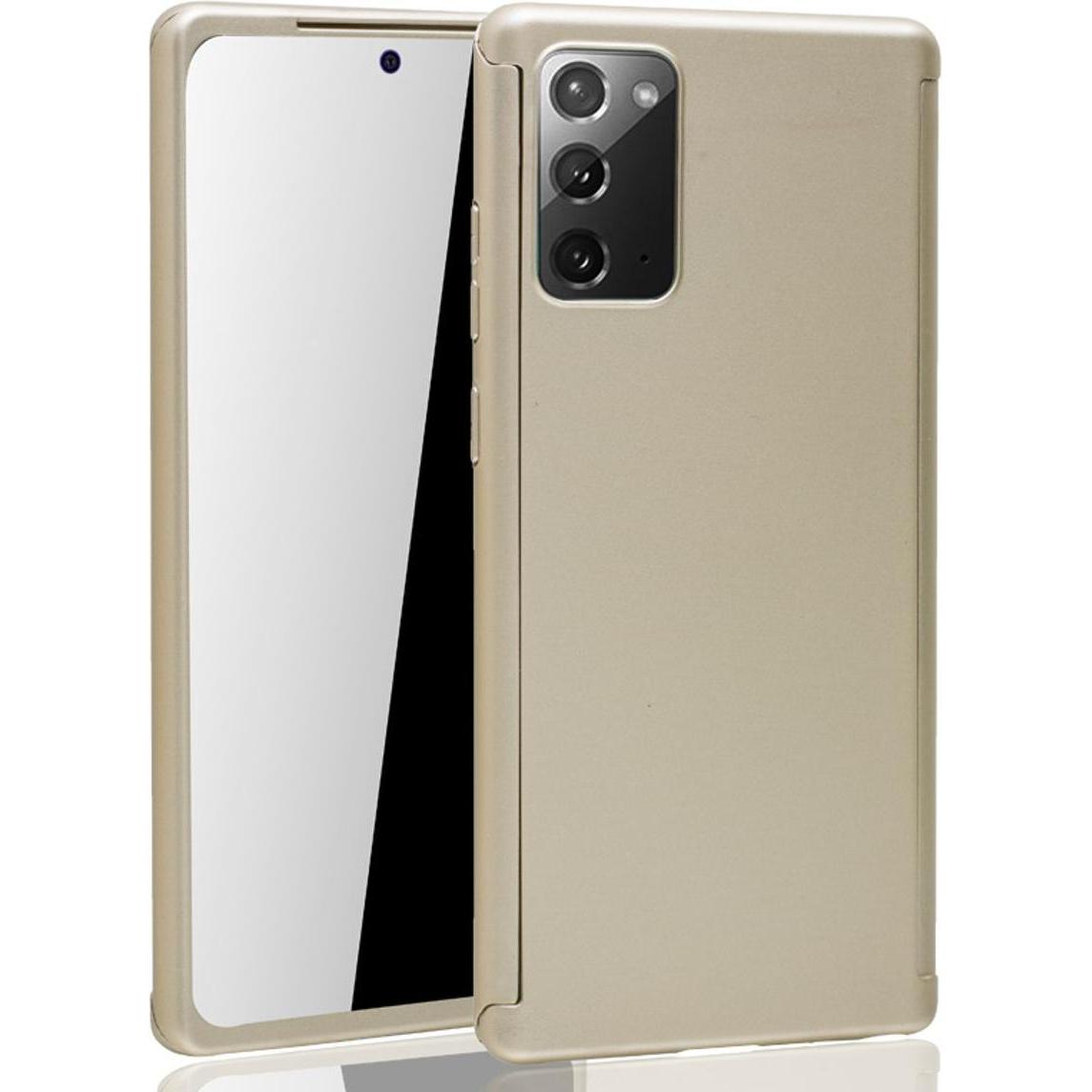 Thumbnail - König Design Hülle Handy Schutz für Samsung Galaxy Note 20 Full Case Cover Displayschutz Gold (Samsung Galaxy Note 20), ...