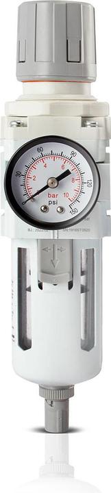 Produktbild Stahlwerk Wasserabscheider Wartungseinheit Druckluft Druckregler 10,5 bar 1/4"