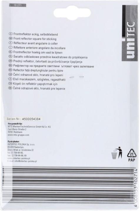 Image du produit Unitec Heckreflektor