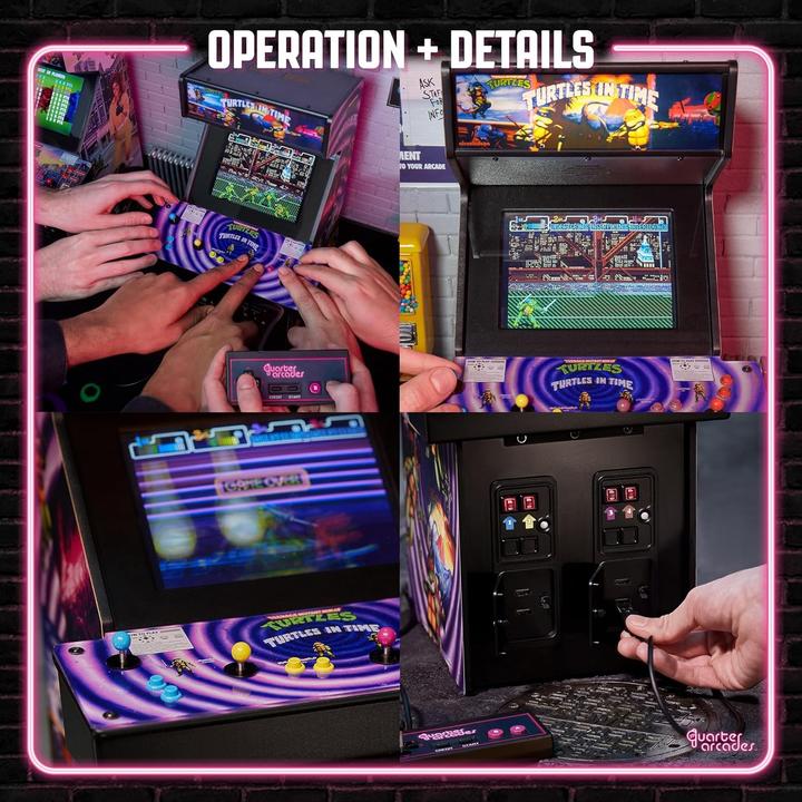 Produktbild Numskull Quarter Scale Arcade Cabinet - Turtles in Time