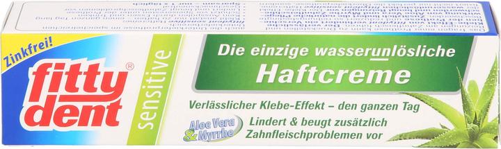 Produktbild Sanhelios fittydent sensitive wasserunlösliche Haftcreme für Zahnprothesen, 40 g Creme