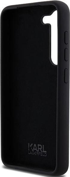 Produktbild Karl Lagerfeld KLHCS23SSMHKNPK S23 S911 czarny/black Silicone Ikonik Metal Pin (Samsung Galaxy S23)
