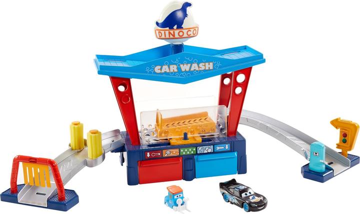 Produktbild Disney Cars Farbwechsel Dinoco Autowaschanlage Spielset