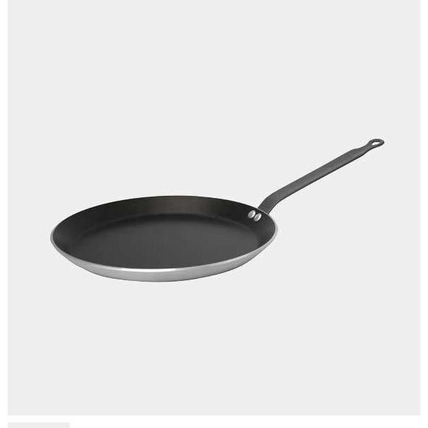 Thumbnail - de Buyer Choc Resto Induction Crepes Pfanne Antihaft, Pfanne + Kochtopf, Schwarz, Silber
