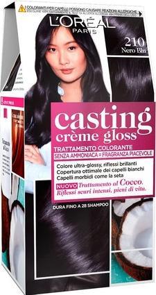 Produktbild L'Oréal Paris L'OREAL Casting 210 Bleu Crème Noir Sans Ammoniaque Estrosa Haarfarbe 210 Nero Blu (210 Nero Blu)